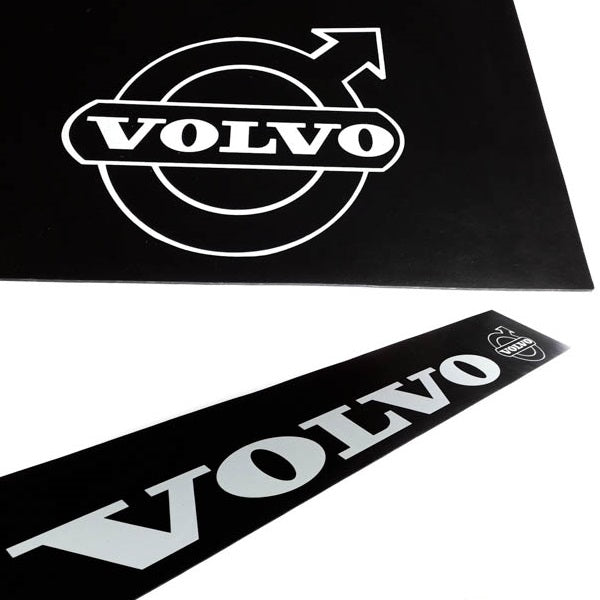 Schmutzfänger Spritzschutz hinten Volvo 40x240cm Logo Schrift