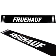 Schmutzfänger Spritzschutz hinten Fruehauf 40x240cm Schrift Streifen