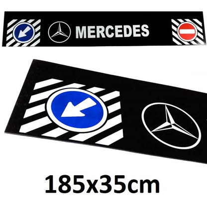Schmutzfänger Spritzschutz hinten Mercedes Sprinter 35x185cm Gummi