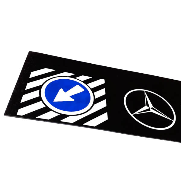 Schmutzfänger Spritzschutz hinten Mercedes Sprinter 35x185cm Gummi