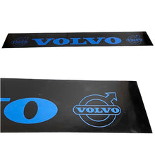 Schmutzfänger Sattelauflieger Volvo blau auf schwarz | 40x240cm