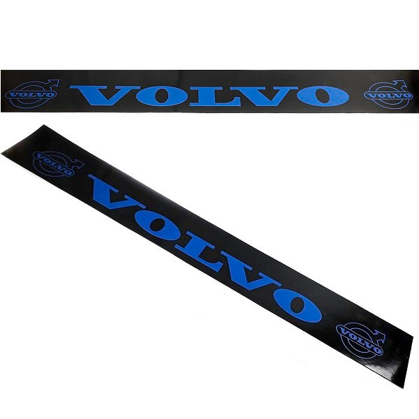 Schmutzfänger Sattelauflieger Volvo blau auf schwarz | 40x240cm