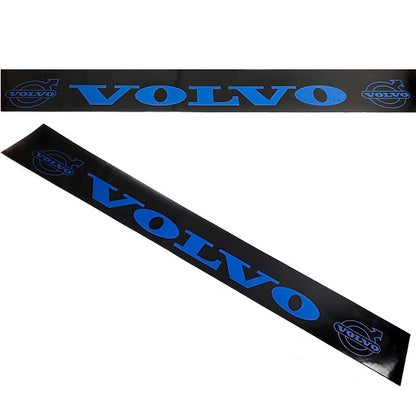 Schmutzfänger Sattelauflieger Volvo blau auf schwarz | 40x240cm