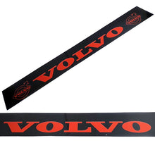 Schmutzfänger Sattelauflieger Volvo rot auf schwarz | 40x240cm
