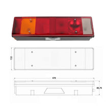Bremsleuchte Rückleuchte hinten links DAF XF MAN TGA Renault Premium 1993-2005