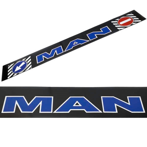 Schmutzfänger Spritzschutz Sattelzug MAN Verkehrszeichen 35x240cm