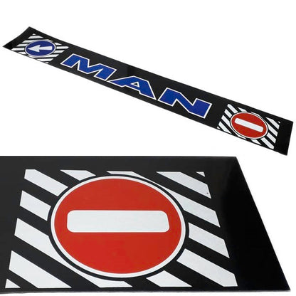 Schmutzfänger Spritzschutz Sattelzug MAN Verkehrszeichen 35x240cm