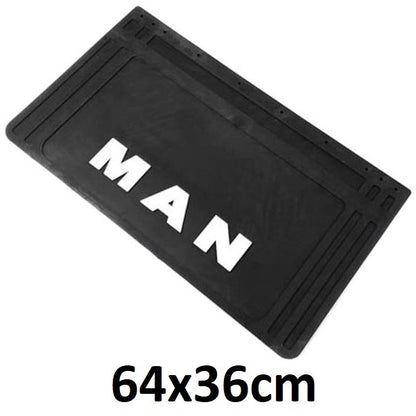 Schmutzfänger Spritzschutz MAN 3D weiß 36x64cm