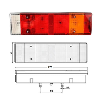 Bremsleuchte Rückleuchte hinten rechts Iveco EuroCargo Stralis VW LT 1996-2017