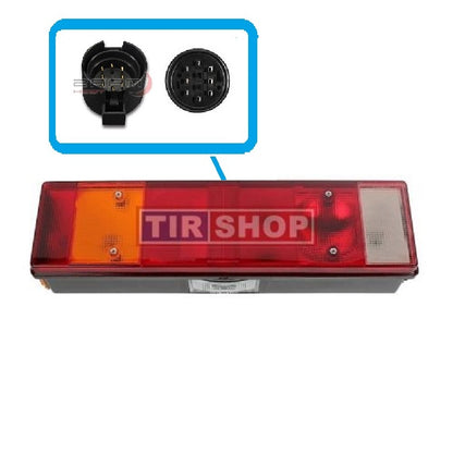 Bremsleuchte Rückleuchte hinten links Iveco EuroCargo Stralis mit Stecker