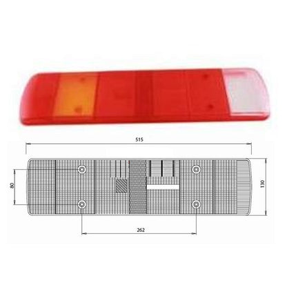 Rückleuchten Glas links rechts Volvo FH FM NH FL6 1998-2006