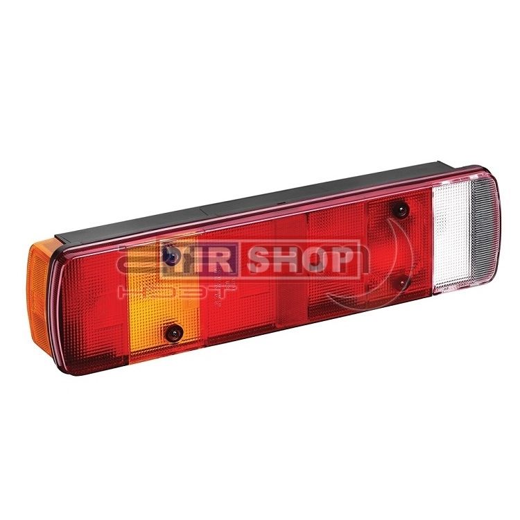 Bremsleuchte hinten links Volvo FL6 FM FH 7/ 9/ 10/ 12/ 16, NH, mit Kabel, mit Nummernlampe | 1998-2006