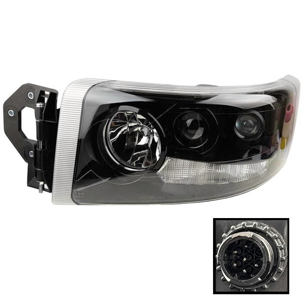 Scheinwerfer links Renault Premium 2007-2014 schwarzer Reflektor
