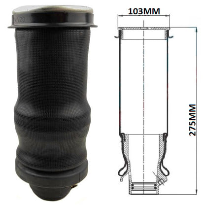 Fahrerhausstoßdämpfer Scania Baureihe R 124 CG CR 16/ 19 | 1444016, hinten