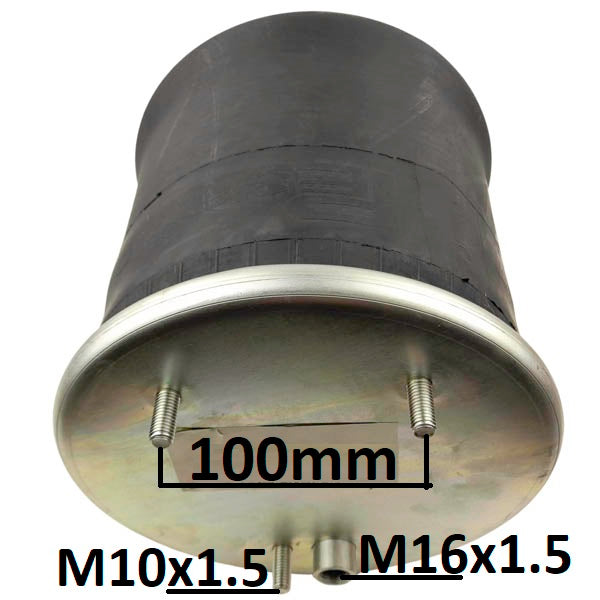 Luftfederbalg DAF CF 75 85 XF 95 105 | 1240503, 887MK2 , W01D088686, mit Metallkolben, links, rechts