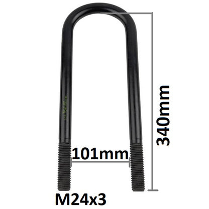 Sattelfederspanner mit BPW M24x101x340mm | Achse 0313844180, 0313844183