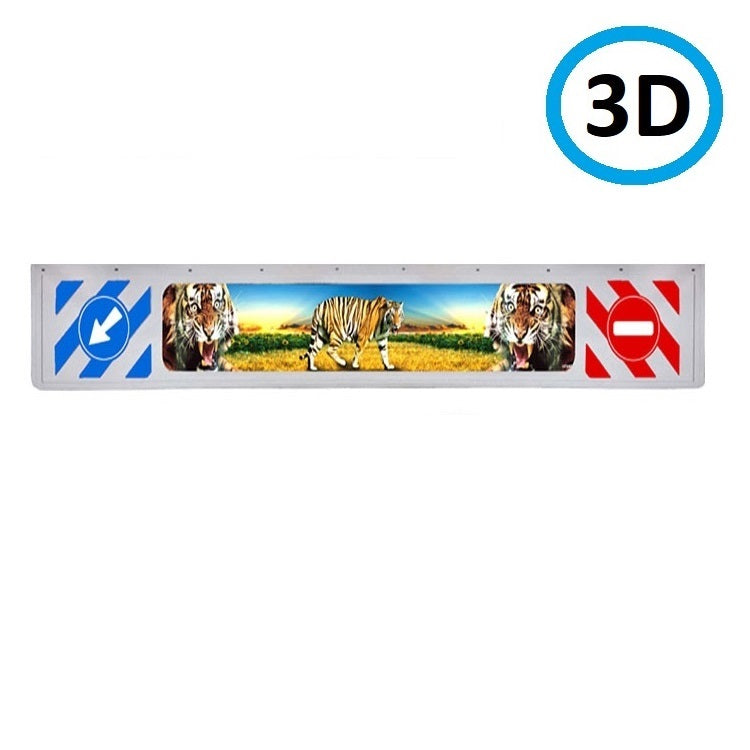 Schmutzfänger Spritzschutz Sattelzug 3D Tiger 35x240cm