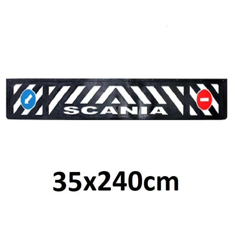 Schmutzfänger Spritzschutz Anhänger Scania 3D Relief 35x240cm