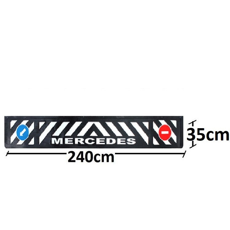 Schmutzfänger LKW Mercedes 3D erhaben | 35x240cm, aus widerstandsfähigem Gummi