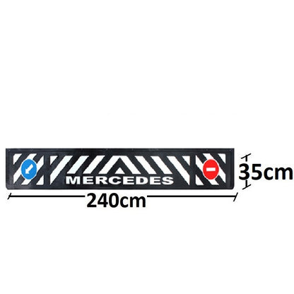 Schmutzfänger LKW Mercedes 3D erhaben | 35x240cm, aus widerstandsfähigem Gummi