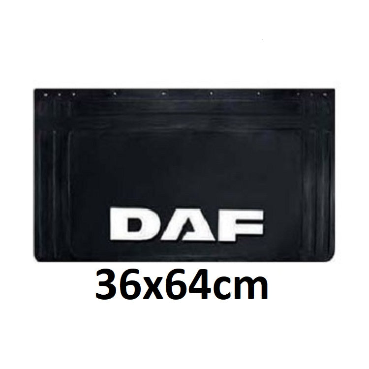 Schmutzfänger Spritzschutz DAF 3D weiß 36x64cm